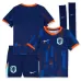 Kit de football pour enfants des Pays - Bas 2024/25 d'extérieur - bleu