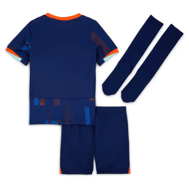 Kit de football pour enfants des Pays - Bas 2024/25 d'extérieur - bleu