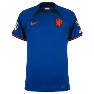 Das Auswärtstrikot der Niederlande für die UEFA Euro 2024 - blau