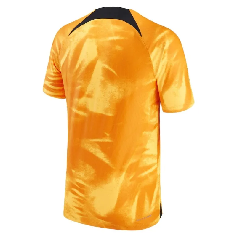 Heimtrikot der niederländischen Nationalmannschaft für die FIFA Weltmeisterschaft 2022 - Spielerausgabe - orange