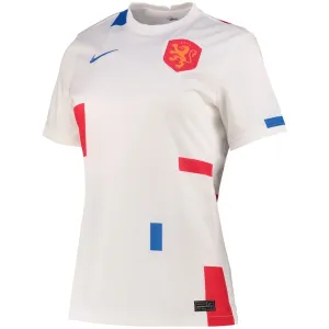 Camiseta de mujer de fuera de los Países Bajos para la Copa Mundial de Fútbol 2022 - blanca