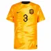 De Ligt's Netherlands' 2022 FIFA World Cup home football jersey - orange