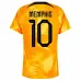 Maillot domicile des Pays - Bas pour la Coupe du monde de football 2022 de Memphis - orange
