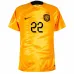 Maillot domicile des Pays - Bas pour la Coupe du monde de football 2022 de Dumfries - orange
