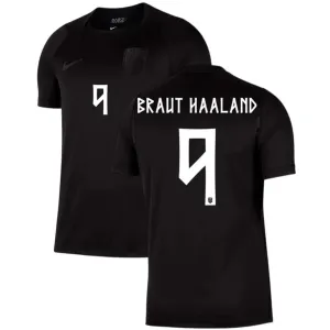 Norvegia HAALAND 2026/27 maglia trasferta nera