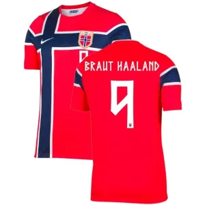Norvegia HAALAND 2026/27 maglia casa rossa
