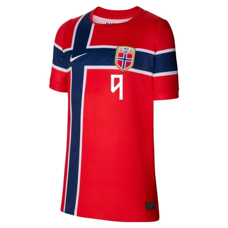 Noruega HAALAND 2026/27 camiseta local niño roja