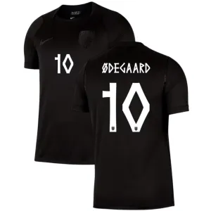 Norvegia ODEGAARD 2026/27 maglia trasferta nera