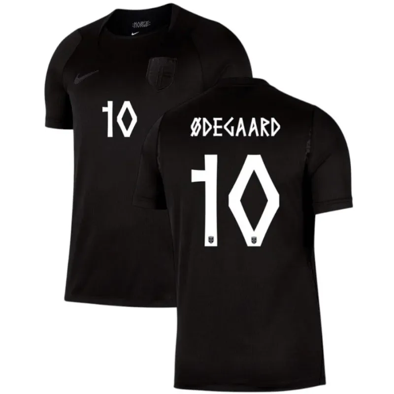Noruega ODEGAARD 2026/27 camiseta visita negra
