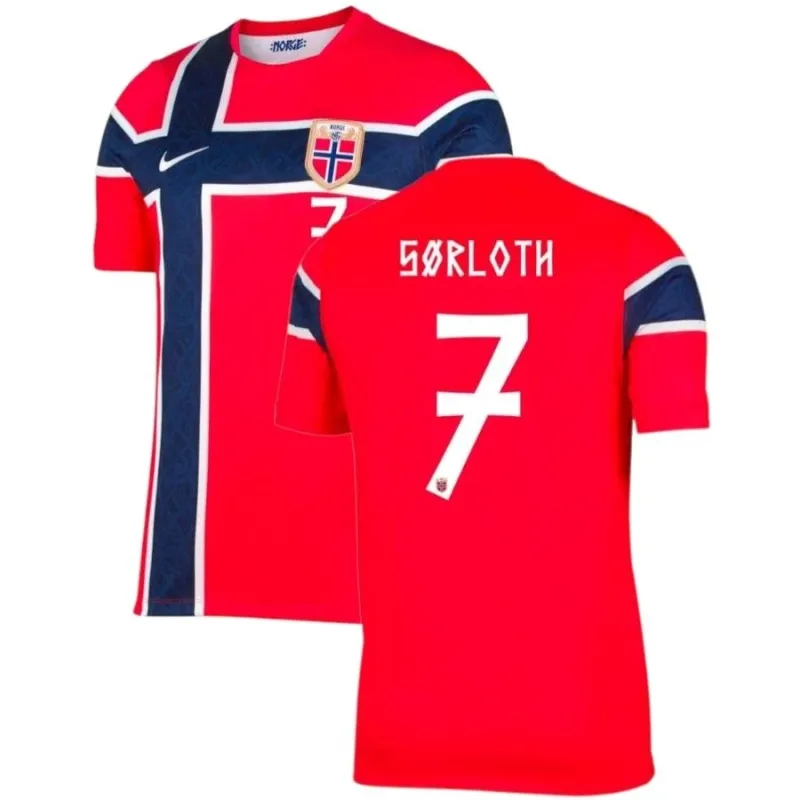 Noruega SORLOTH 2026/27 camiseta local roja