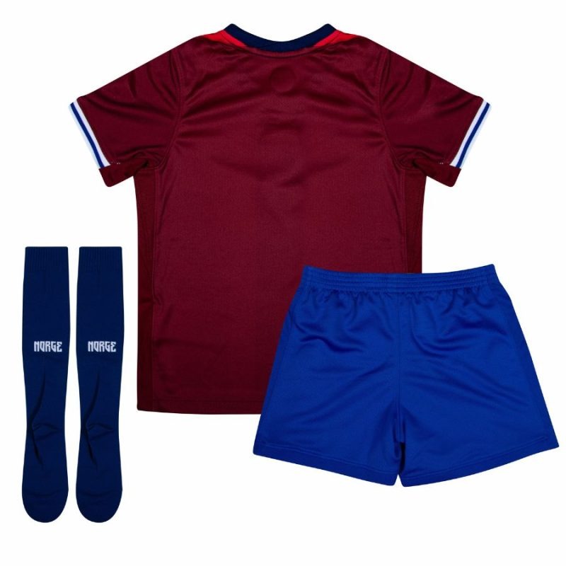 Conjunto de camiseta local infantil de Noruega 2024/25 - Rojo