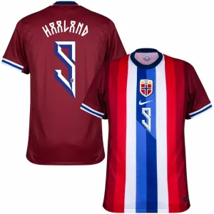 Haaland Maglia home della Norvegia 2024/25 - Rosso