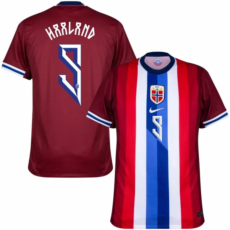 Haaland Norwegen 2024/25 Heimtrikot - Rot