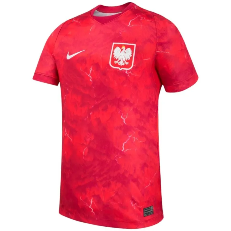 Pologne 2026/27 Maillot Exterieur Enfant Rouge