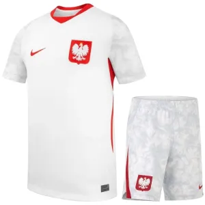 Polonia 2026/27 Maglia Casa Bambino Bianco