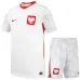 Polonia 2026/27 Camiseta Local Niño Blanco