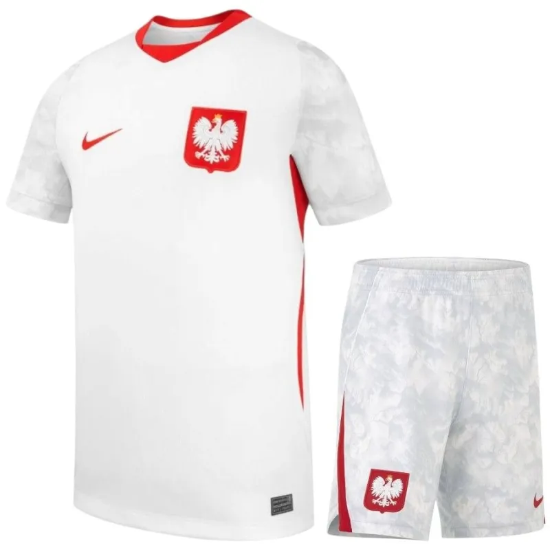 Polonia 2026/27 Camiseta Local Niño Blanco