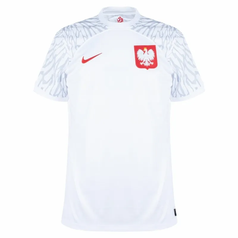 Maillot principal de la Pologne pour la Coupe du monde 2022 - Blanc