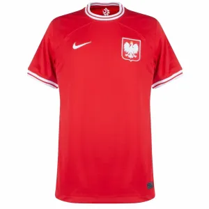 La maglia fuori casa della Polonia per la Coppa del mondo 2022 - Rossa