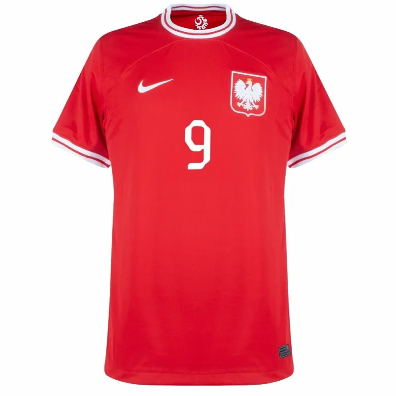 Lewandowski, le maillot extérieur de la Pologne pour la Coupe du monde 2022 - Rouge