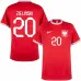 Zielinskis Auswärtspoloshirt von Polen für die Weltmeisterschaft 2022 - Rot