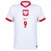 Pologne LEWANDOWSKI 2024/25 Maillot domicile - Blanc