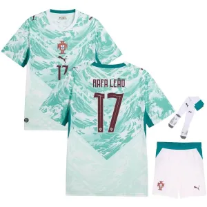 Portogallo RAFA LEAO 2026/27 Maglia Trasferta Bambino Verde