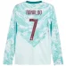 Camiseta Visitante Manga Larga Portugal RONALDO 2026/27 Verde