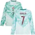Camiseta Visitante Manga Larga Portugal RONALDO 2026/27 Verde