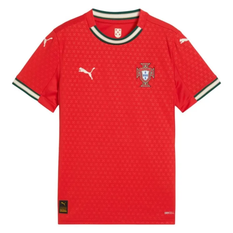 Portugals Kinder-Heimtrikot 2025/26 - Rot