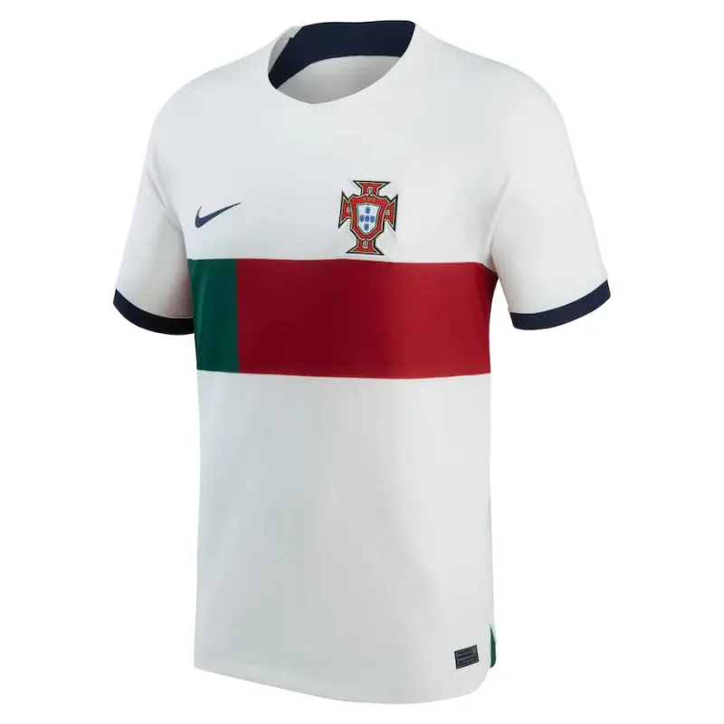 Camiseta de visita de la Copa del Mundo FIFA 2022 de Portugal - Blanca