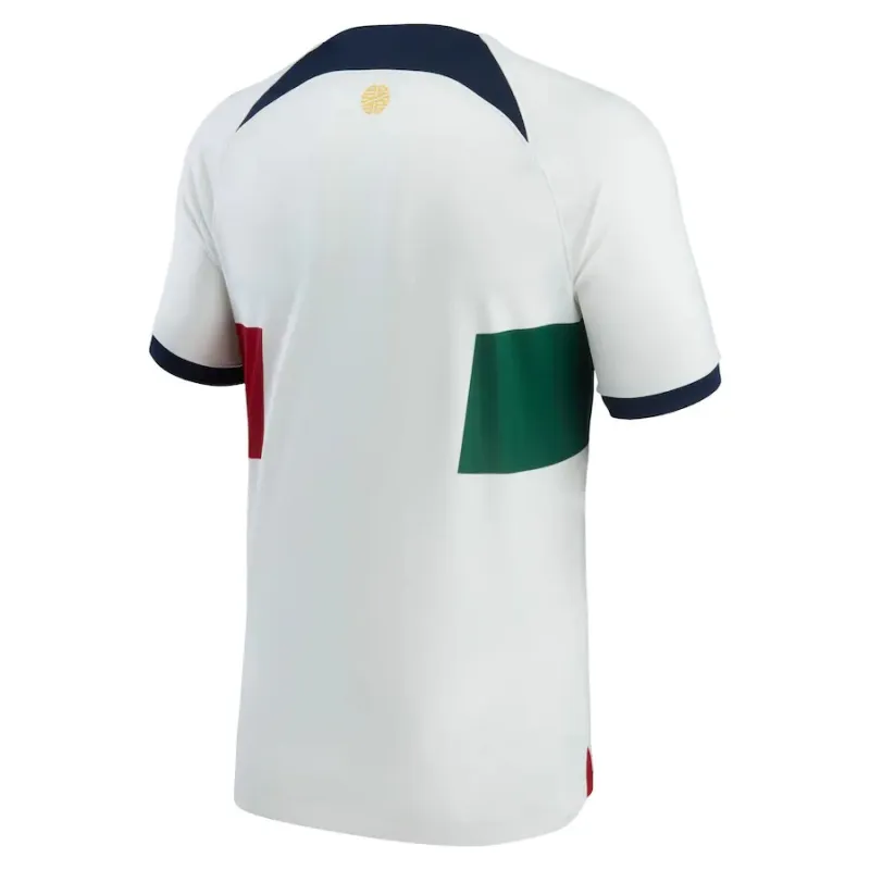 Camiseta de visita de la Copa del Mundo FIFA 2022 de Portugal - Blanca