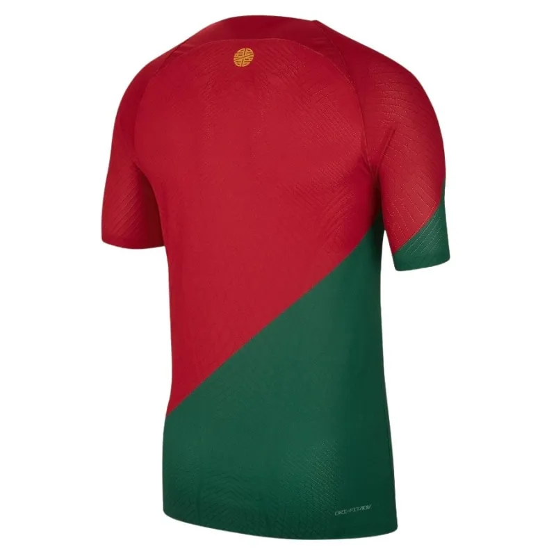 Camiseta de la versión de jugador de la camiseta local de la Copa del Mundo FIFA 2022 de Portugal - Rojo y Verde
