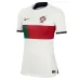 Camiseta femenina de visita de la Copa del Mundo FIFA 2022 de Portugal - Blanca