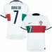 Camiseta de visita de la Copa del Mundo 2022 de Portugal de Ronaldo - Blanca