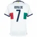 Jeux de maillots pour enfants d'extérieur de la Coupe du monde 2022 du Portugal de Ronaldo - Blanc