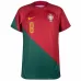 La camiseta de casa de la Copa del Mundo FIFA 2022 de Portugal de Bruno Fernandes - Rojo y Verde