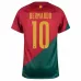 La camiseta de casa de la Copa del Mundo FIFA 2022 de Portugal de Bernardo - Rojo y Verde