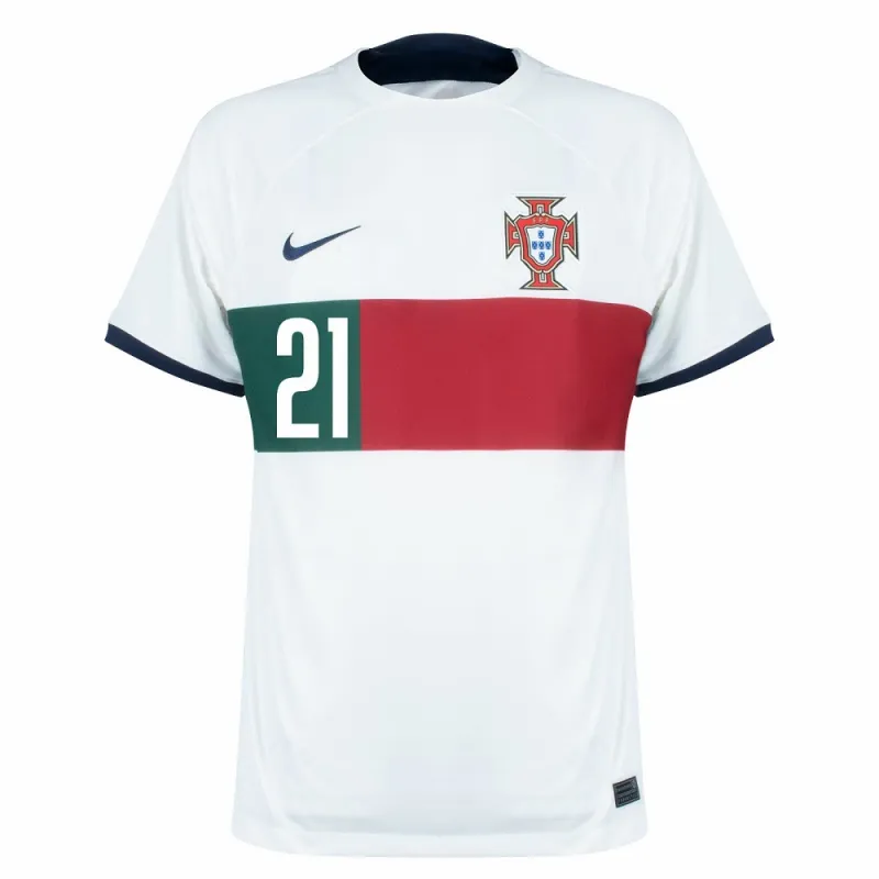 Camiseta Portugal Segunda Equipación Mundial 2022 - Diogo Jota