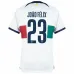 La camiseta de partido fuera de la Copa del Mundo FIFA 2022 de Portugal de João Félix - Blanca