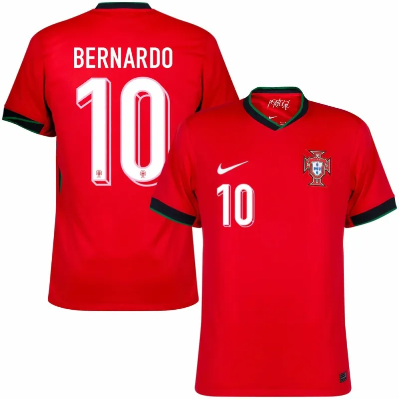 Bernardo. Maillot domicile de Portugal 2024/25 - Rouge