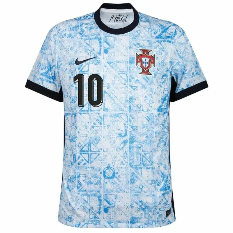 Bernardo. Camiseta de fuera de Portugal 2024/25 - Blanco