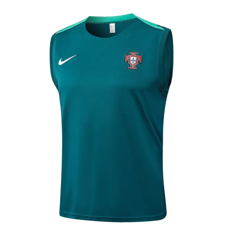 Portugiesisches 2024/25 Tanktop + Shorts - grün