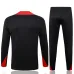 Ropa de deporte de manga larga + pantalones de Portugal 2024/25 - negro