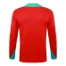 Ropa de deporte de manga larga + pantalones de Portugal 2024/25 - rojo
