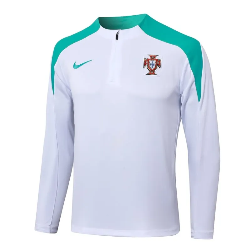 Portugiesisches 2024/25 Langarmsportbekleidung + Hosen - weiß