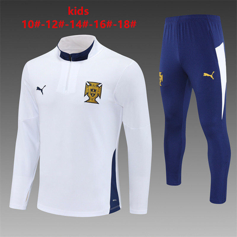 Portugal 2025/26 Ensemble Sport Enfant Blanc