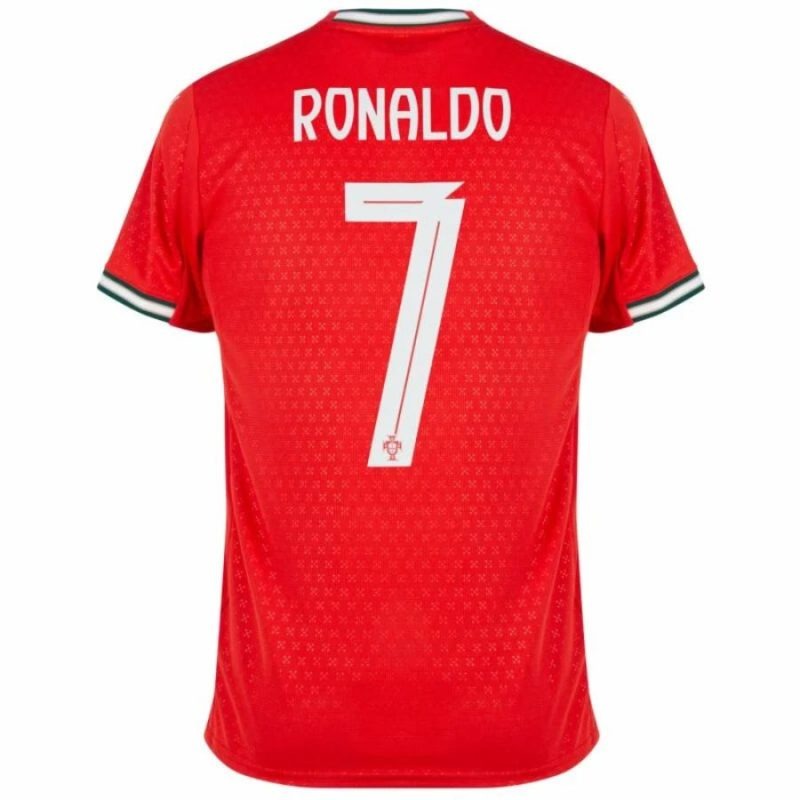Portugal RONALDO Kinder-Trikot 2025/26 Heim - Rot