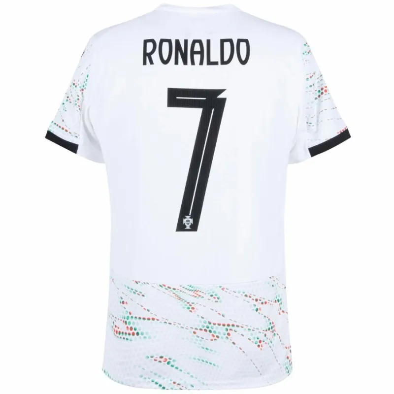 Portugal RONALDO Auswärts-Trikot 2025/26 - Weiß
