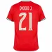 Portogallo DIOGO J 2025/26 Maglia Casalinga - Rossa